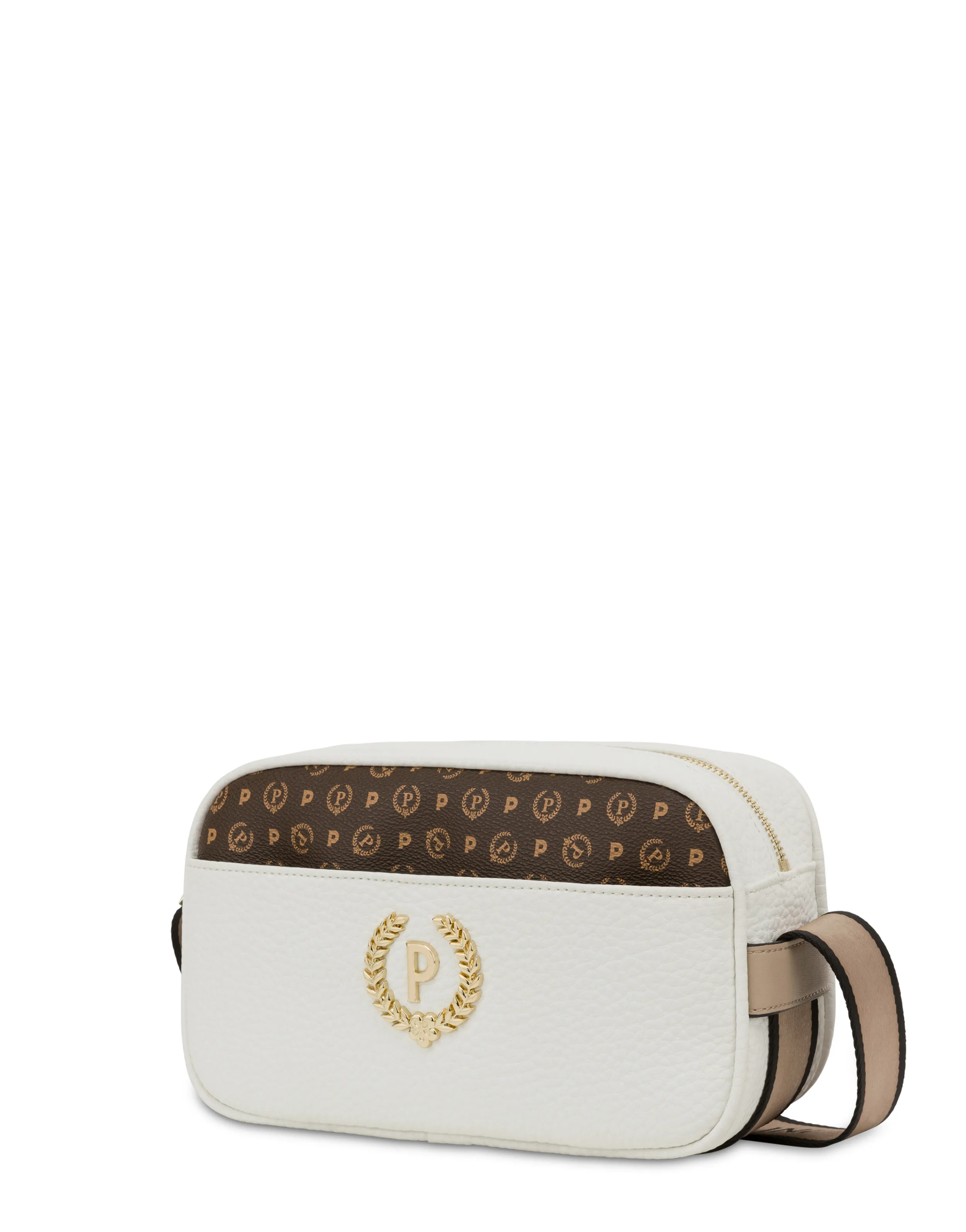 Pollini Borsa A Tracolla Bianco/Marrone/Beige Hot