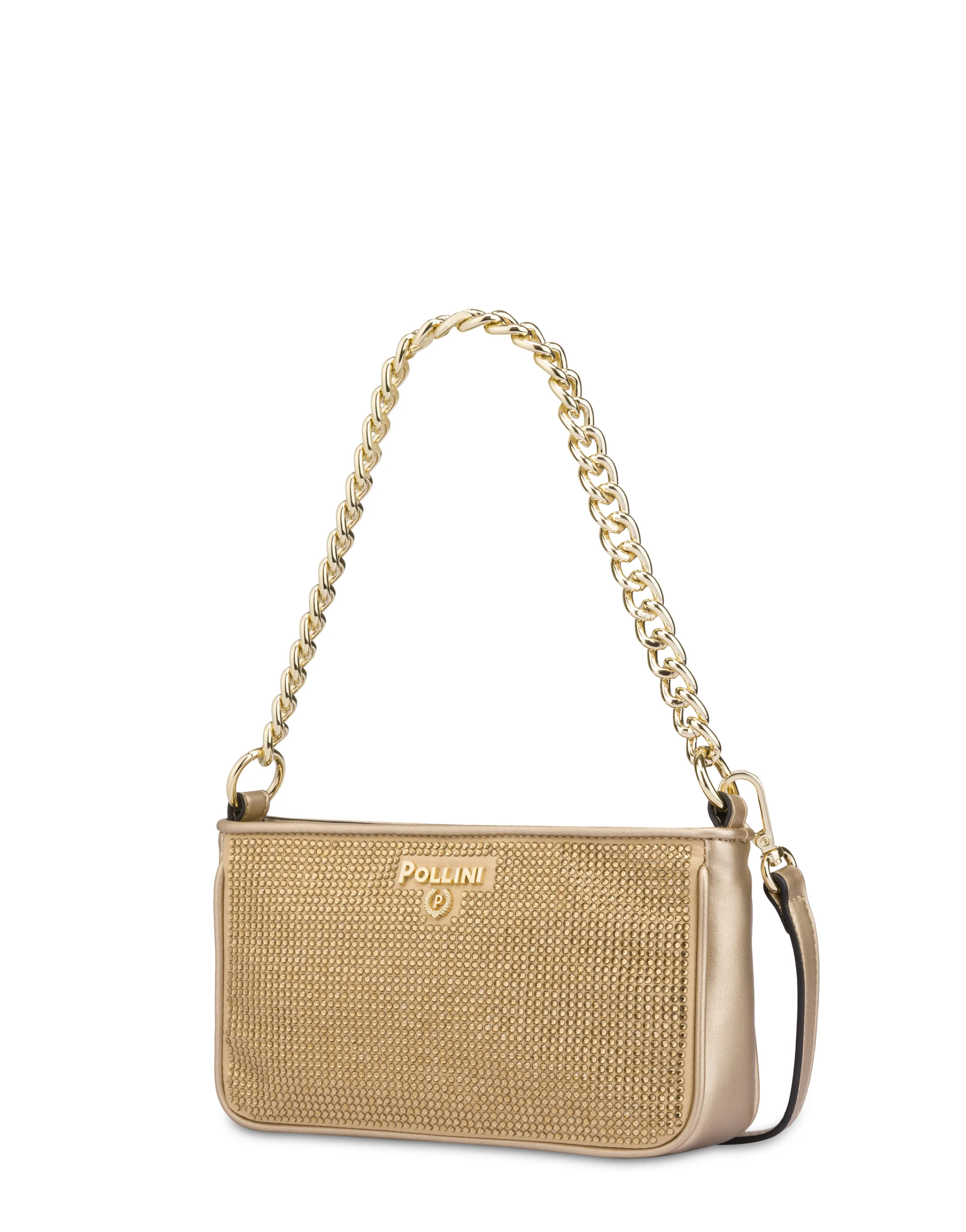 Pollini Borse A Spalla Beige/Oro Online