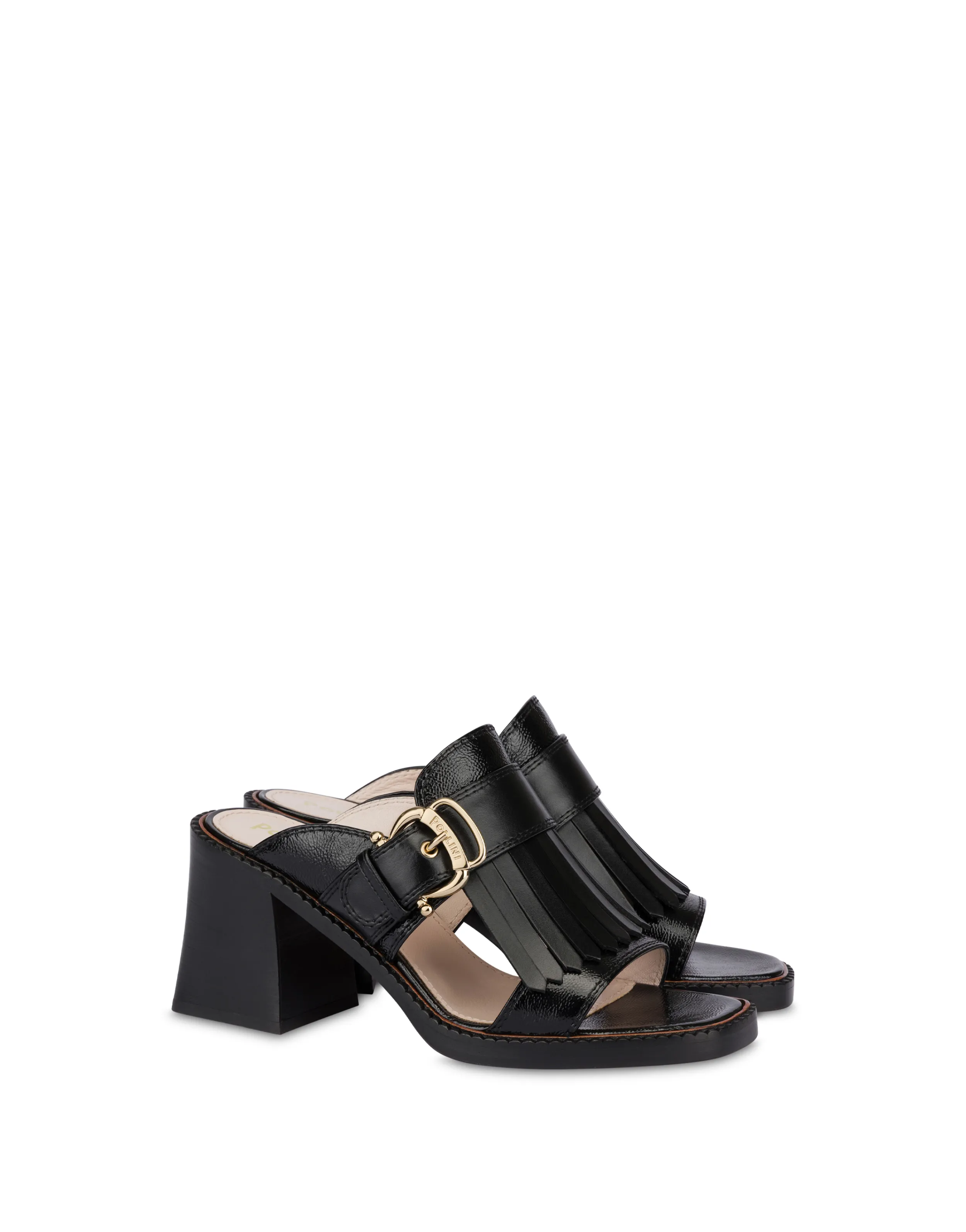 Pollini Sabot Nero/Nero Outlet