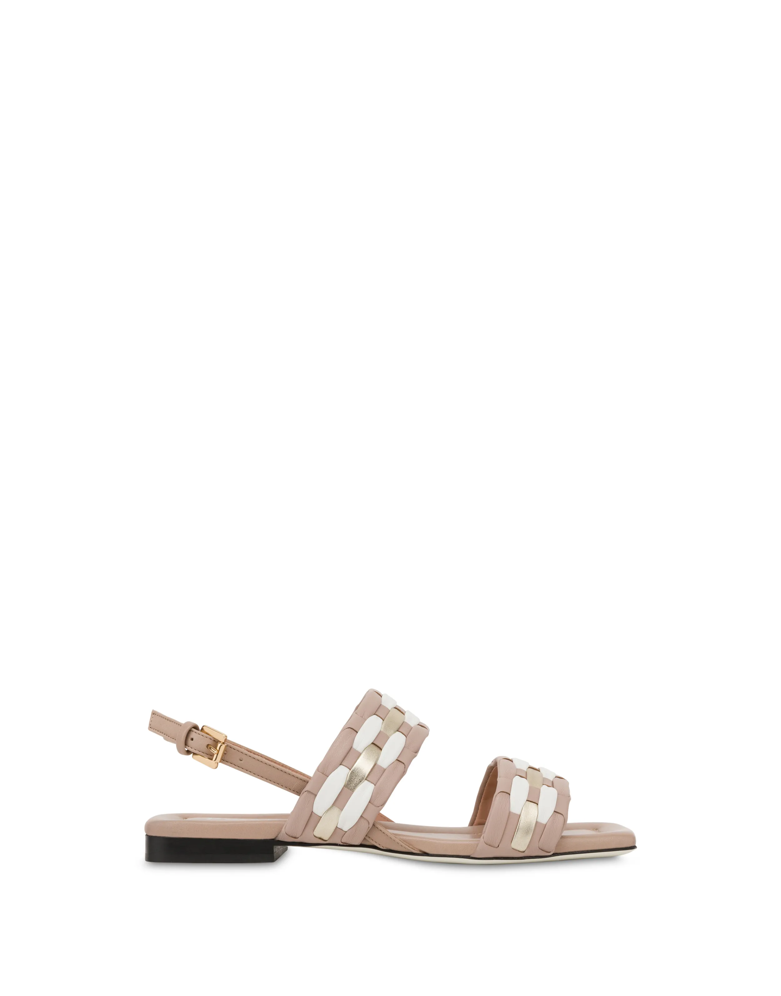 Pollini Sandali Nude/Bianco/Platino Sale