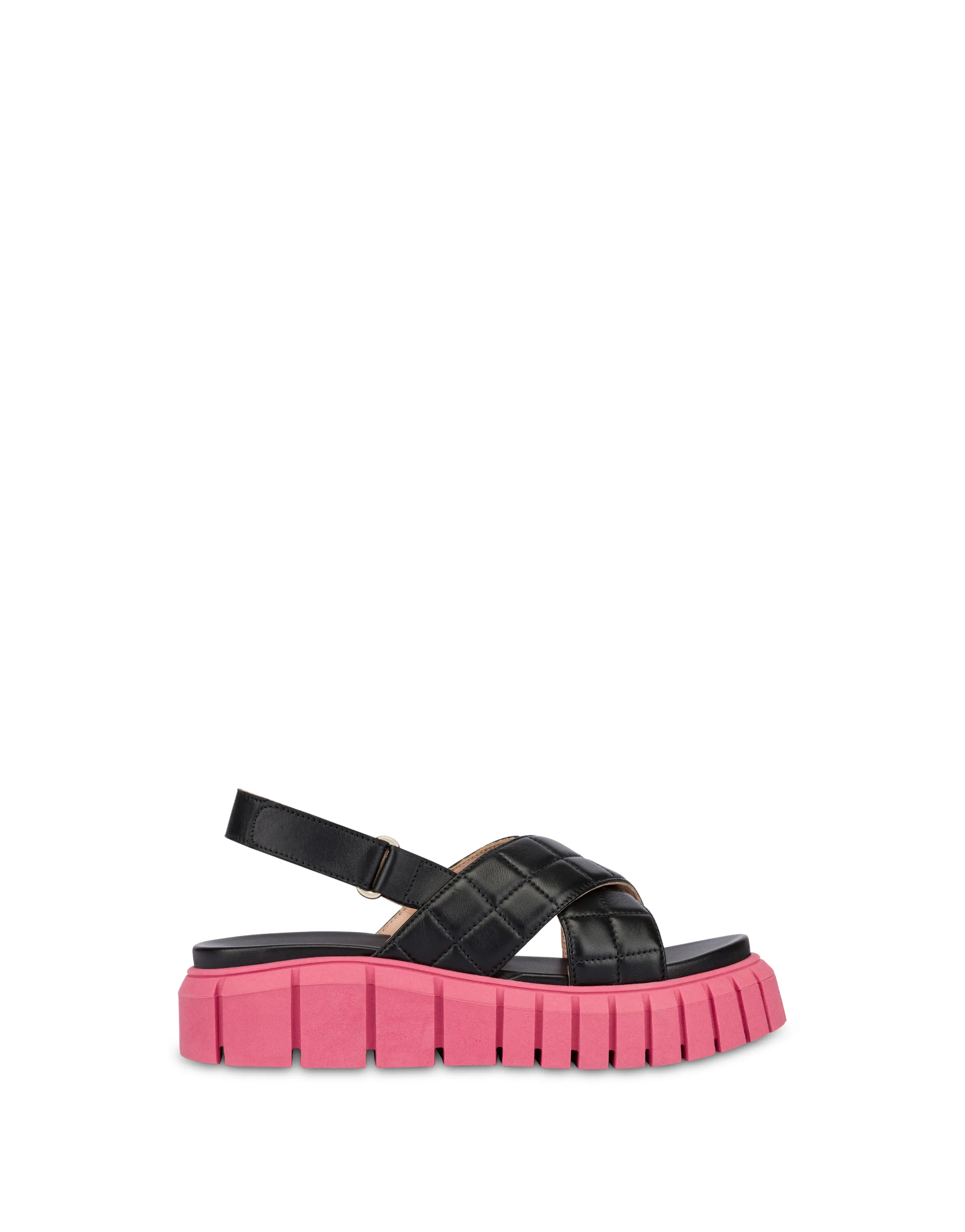 Pollini Sandali Nero/Bouganville Online