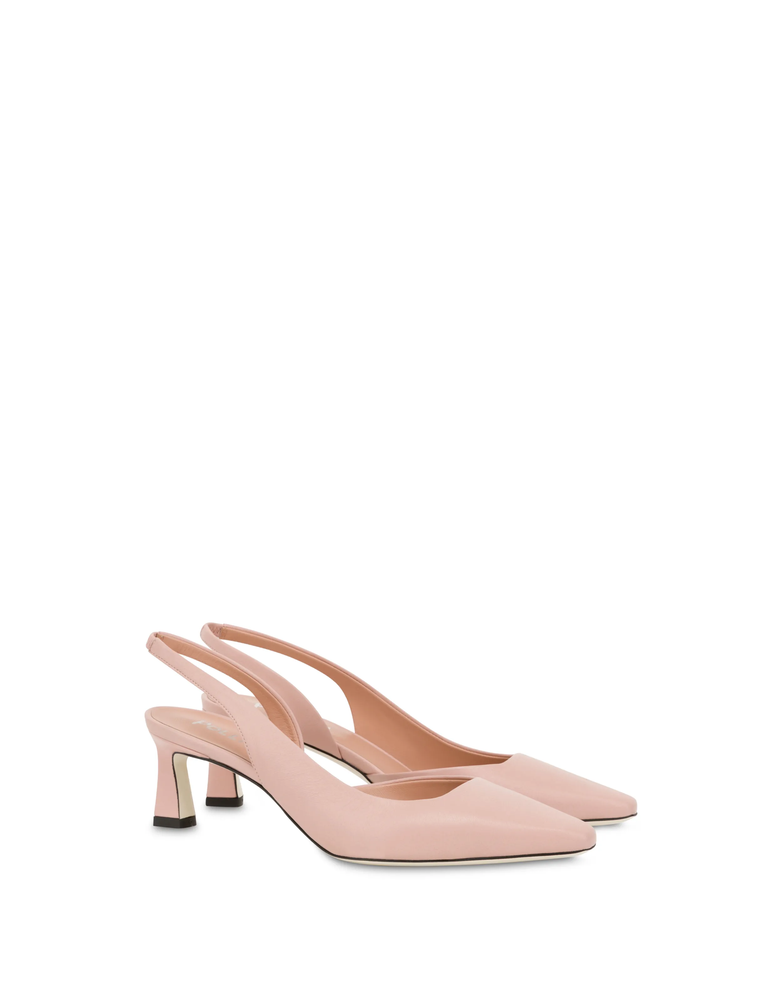 Pollini Slingback Nude New