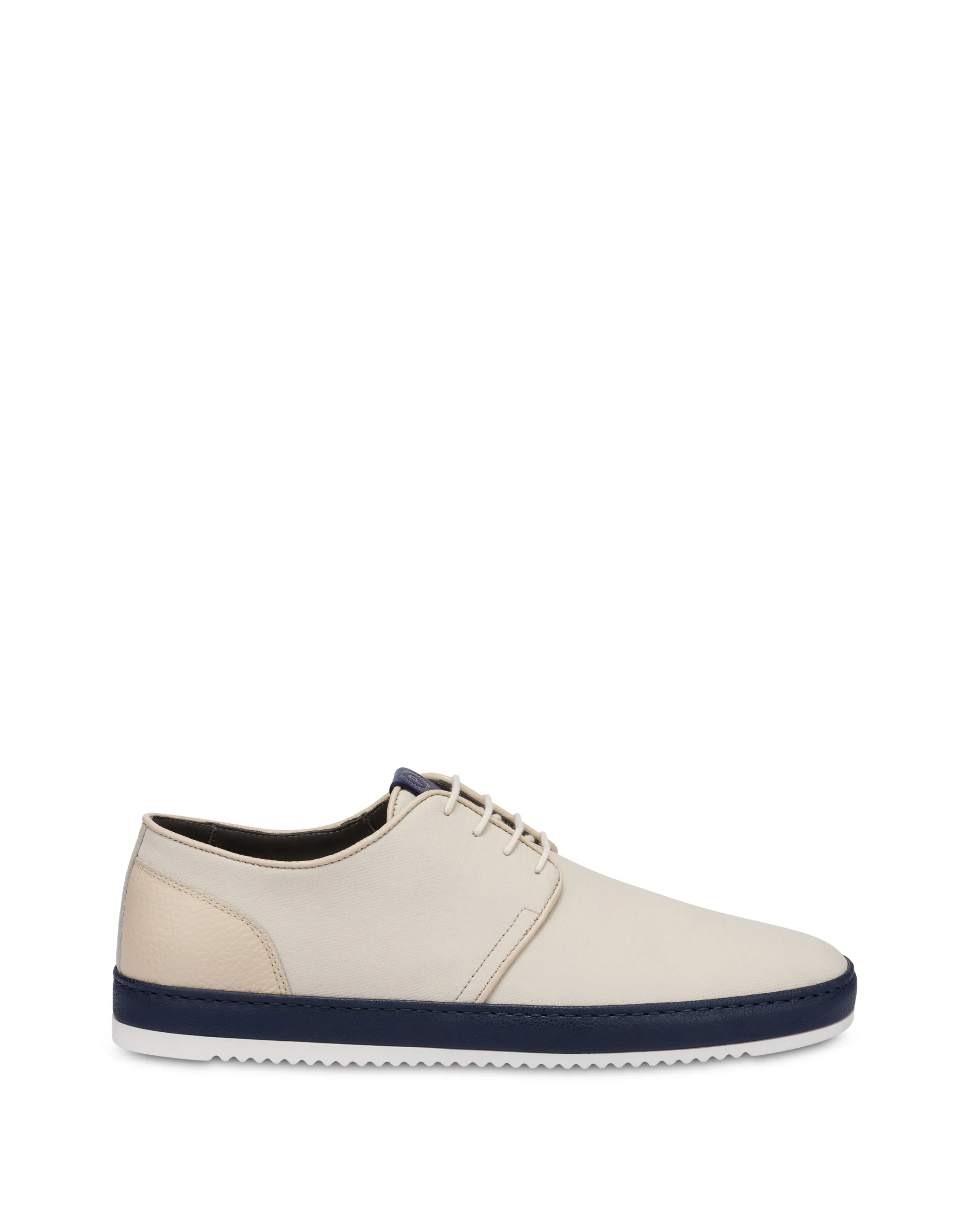 Pollini Sneakers Ivory/Ivory/Blue Clearance