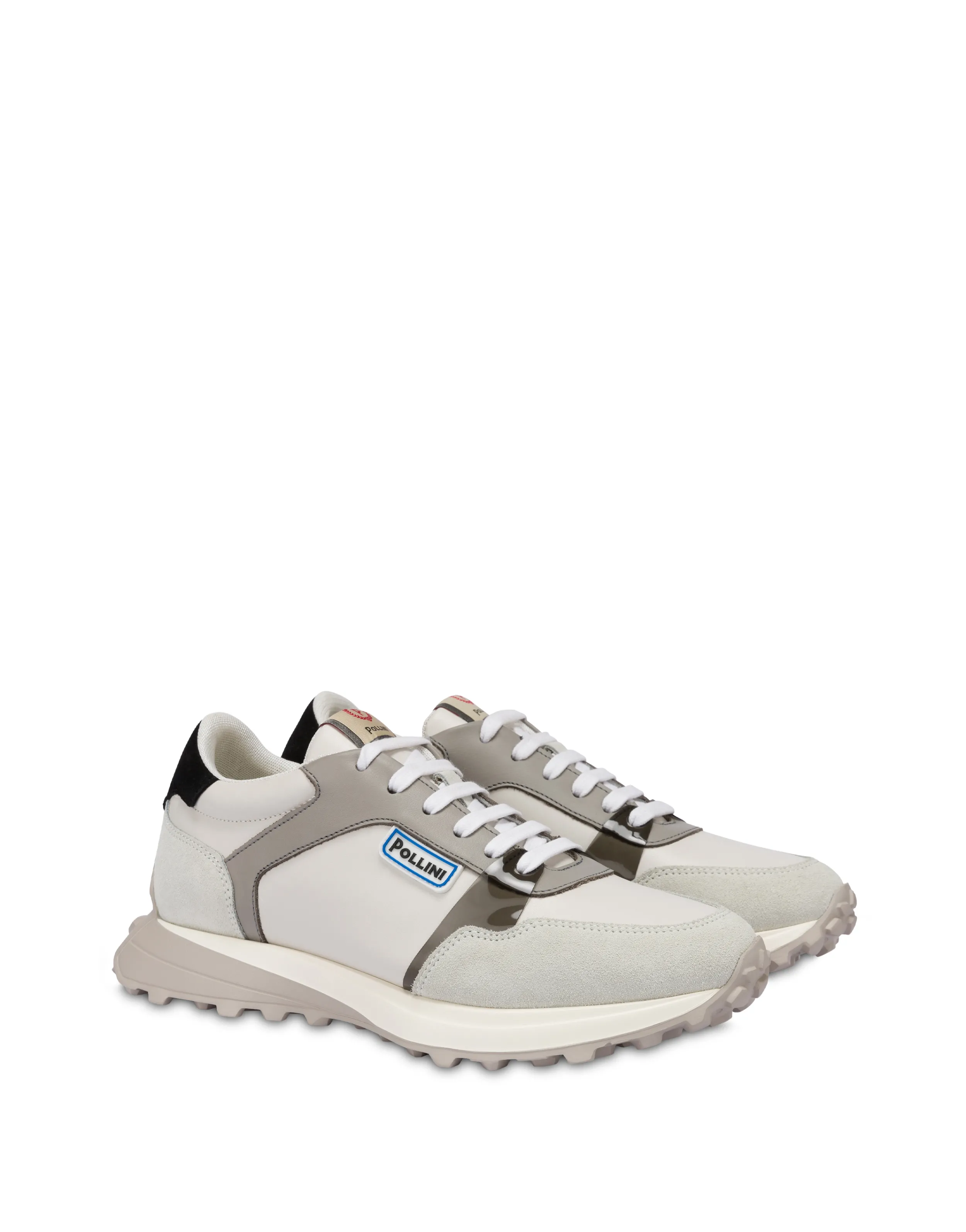 Pollini Sneakers Perla/Bianco/Nero/Avorio/Nero Discount