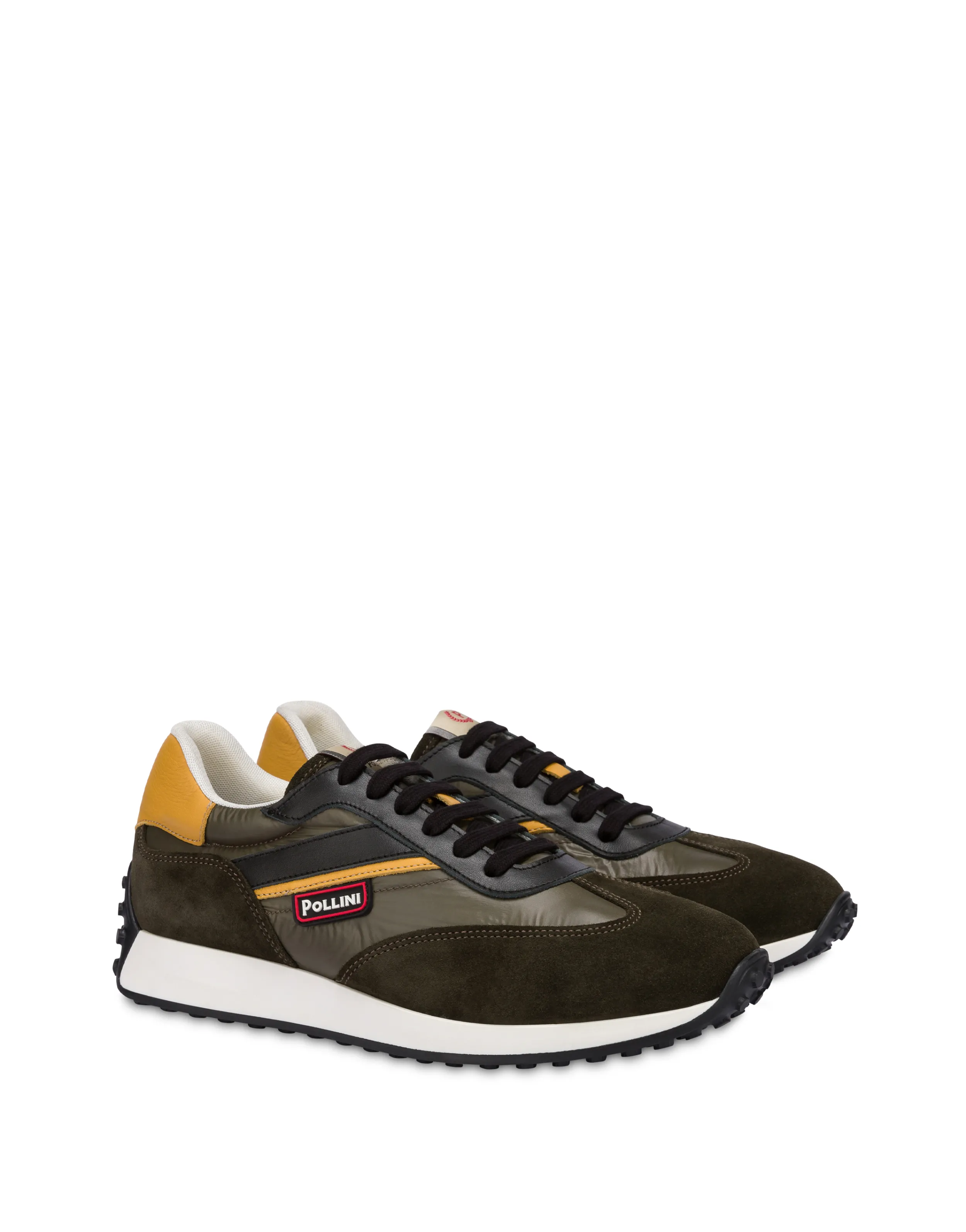 Pollini Sneakers Black/Maize/Military Green/Military Green Hot