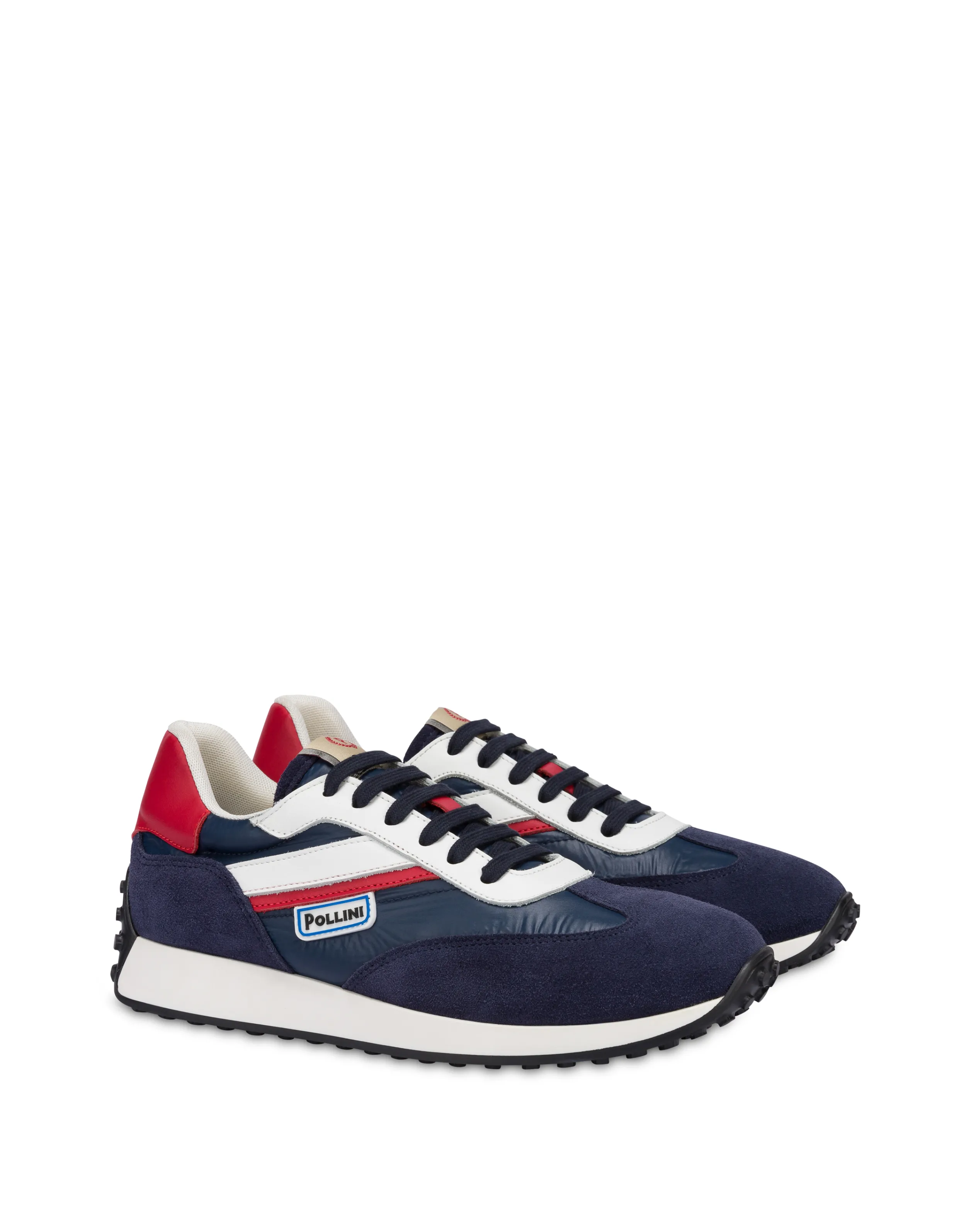 Pollini Sneakers White/Red/Blue/Blue Clearance